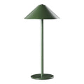 **Lampe à poser moderne en métal vert avec abat-jour conique**